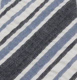 Grey Striped Seersucker Tie