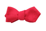 Scarlet Cotton Bow Tie