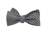 Gingham Reversible Bow Tie