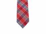 Red Tartan Flannel Tie - Fine and Dandy