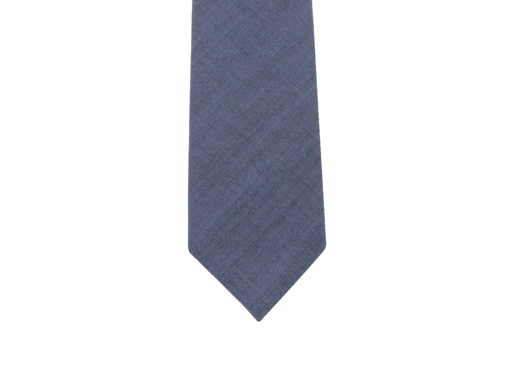 wool tie blue