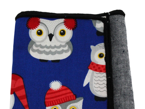 Winter Owls Panelled Pocket Square - Fine And Dandy