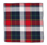 Red Tartan Flannel Pocket Square