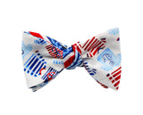 Nautical Reversible Bow Tie - Fine And Dandy