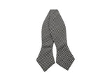 Black Gingham Cotton Bow Tie