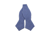 Blue Medallion Silk Bow Tie - Fine and Dandy