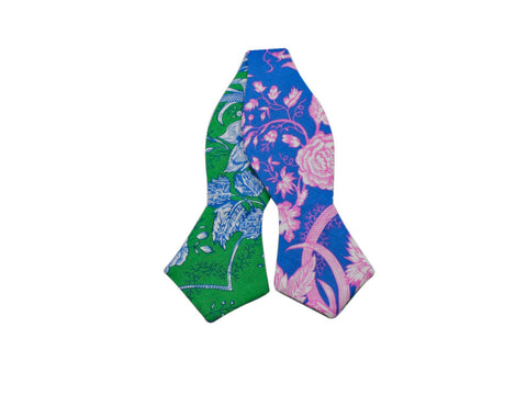 Electric Floral Reversible Bow Tie - Fine and Dandy