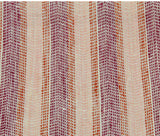 Peach Striped Silk/Linen Blend Scarf - Fine And Dandy