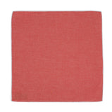 Red Chambray Cotton Pocket Square - Fine And Dandy
