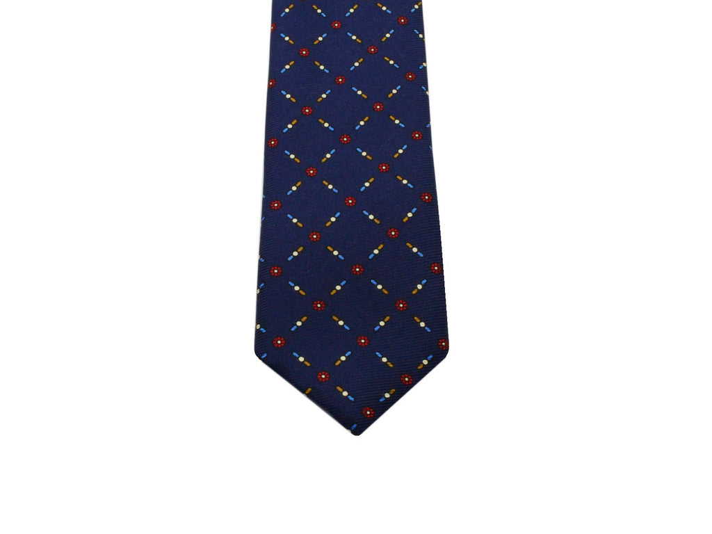 Diamond Tie in Navy
