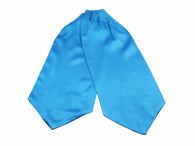 Turquoise Silk Ascot - Fine And Dandy