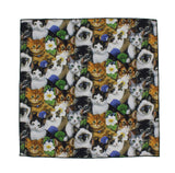 Cats Cotton Pocket Square - Fine and Dandy
