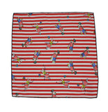 Gone Fishing Cotton Pocket Square - Fine and Dandy
