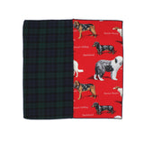 Kennel Club & Blackwatch Panelled Pocket Square - Fine And Dandy