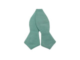 Sea Foam Green Raw Silk Bow Tie - Fine And Dandy