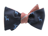 Reindeer Reversible Bow Tie - Fine And Dandy