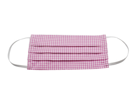 Pink Gingham Face Mask - Fine And Dandy