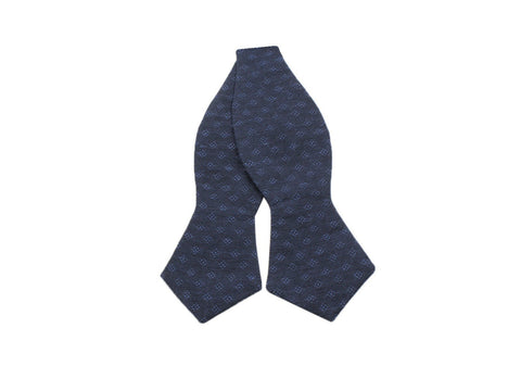 Florette Chambray Bow Tie - Fine And Dandy