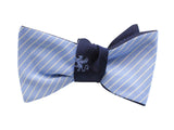 Blue Griffin Reversible Bow Tie - Fine And Dandy