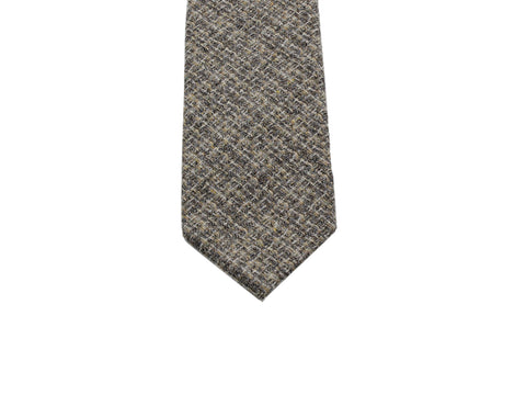 Oatmeal Textured Wool Tie - Fine And Dandy