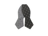 Herringbone & Donegal Patterned Reversible Bow Tie - Fine And Dandy