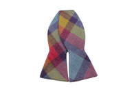 Autumnal Check Wool Bow Tie - Fine And Dandy