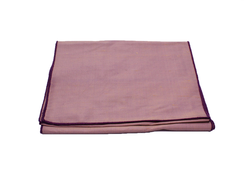 Pink Raw Silk Scarf Fine And Dandy