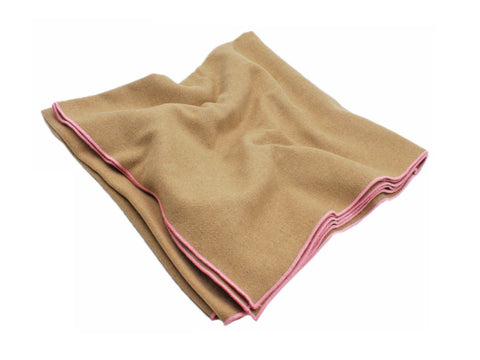 Camel Wool Blanket Scarf - Fine And Dandy