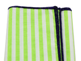 Neon Stripes Cotton Pocket Square - Fine And Dandy
