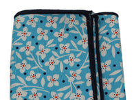Cornwall Blue Floral Cotton Pocket Square - Fine And Dandy