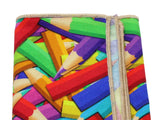 Colored Pencils Cotton Pocket Square - Fine And Dandy