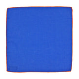 Blue Linen Pocket Square - Fine And Dandy