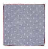 Anchors Chambray Cotton Pocket Square - Fine And Dandy