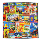 Travel Posters Cotton Pocket Square - Fine And Dandy