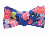 Plaid & Floral Reversible Bow Tie - Fine And Dandy
