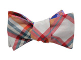Plaid & Floral Reversible Bow Tie - Fine And Dandy
