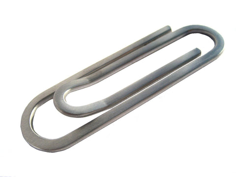 Stainless Steel Paper Clip Money Clip - Fine and Dandy