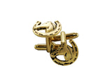 Gold Horseshoe Cufflinks - Fine and Dandy