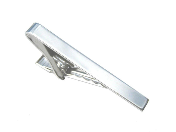 Silver Rectangular Tie Bar - Fine and Dandy